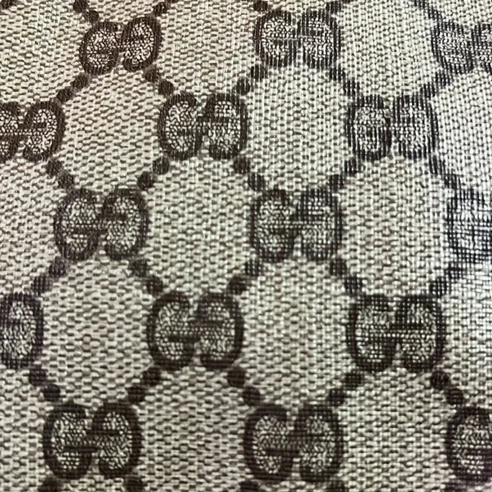 Vintage Gucci GG Crossbody/Shoulder Handbag Brown Leather - Picture 2 of 9